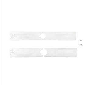 Diatomaceous Earth Sink Tray Stone Home Sink Caddy Kitchen Instant Dry Sink Organizer (Option: White)